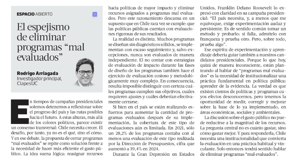 El espejismo de eliminar programas “mal evaluados”
