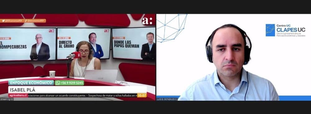 Entrevista a Luis Gonzales, economista de CLAPES UC
