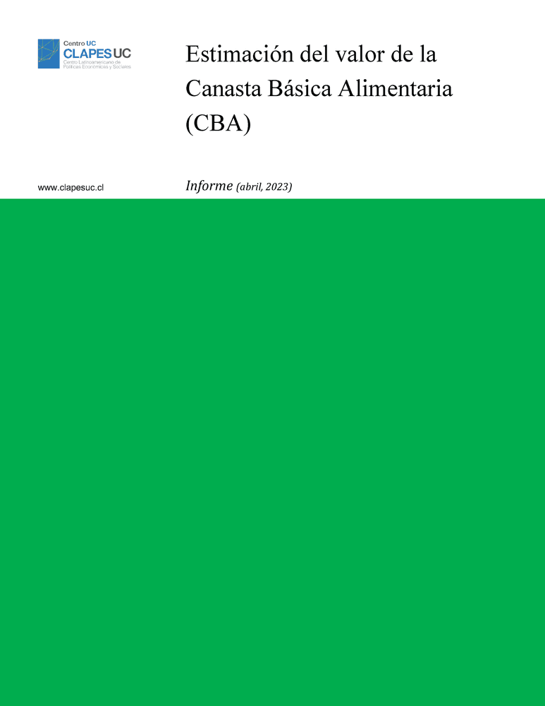 Informe: Estimación del valor de la Canasta Básica Alimentaria - abril 2023