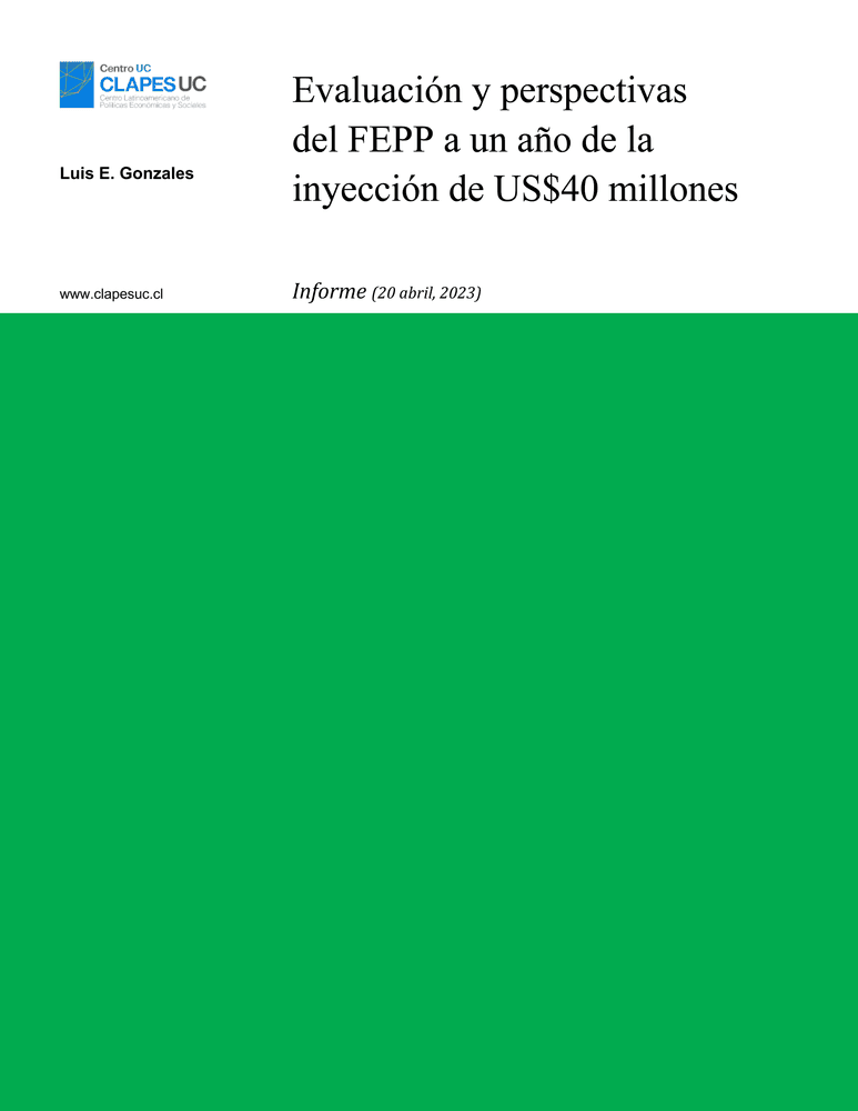 PARAFINA: "Evaluación y perspectivas del FEPP a un año de la inyección de US$40 millones" (20 abril 2023)