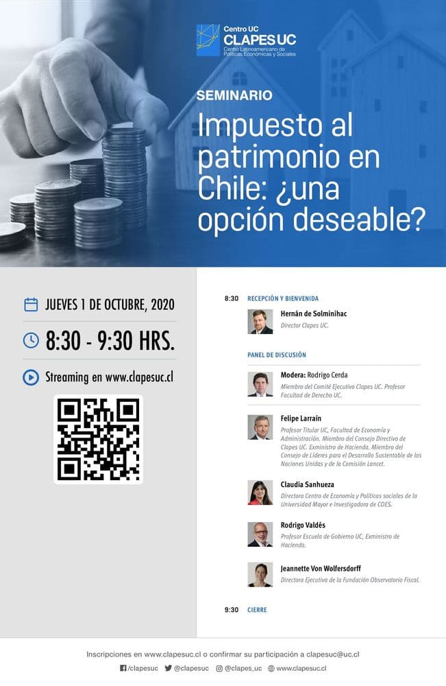 Seminario CLAPES UC: Impuesto al patrimonio en Chile: ¿una opción deseable?
