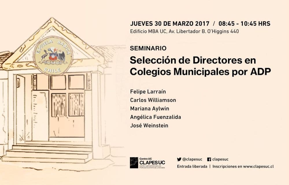 Seminario “Selección de Directores en Colegios Municipales por ADP”