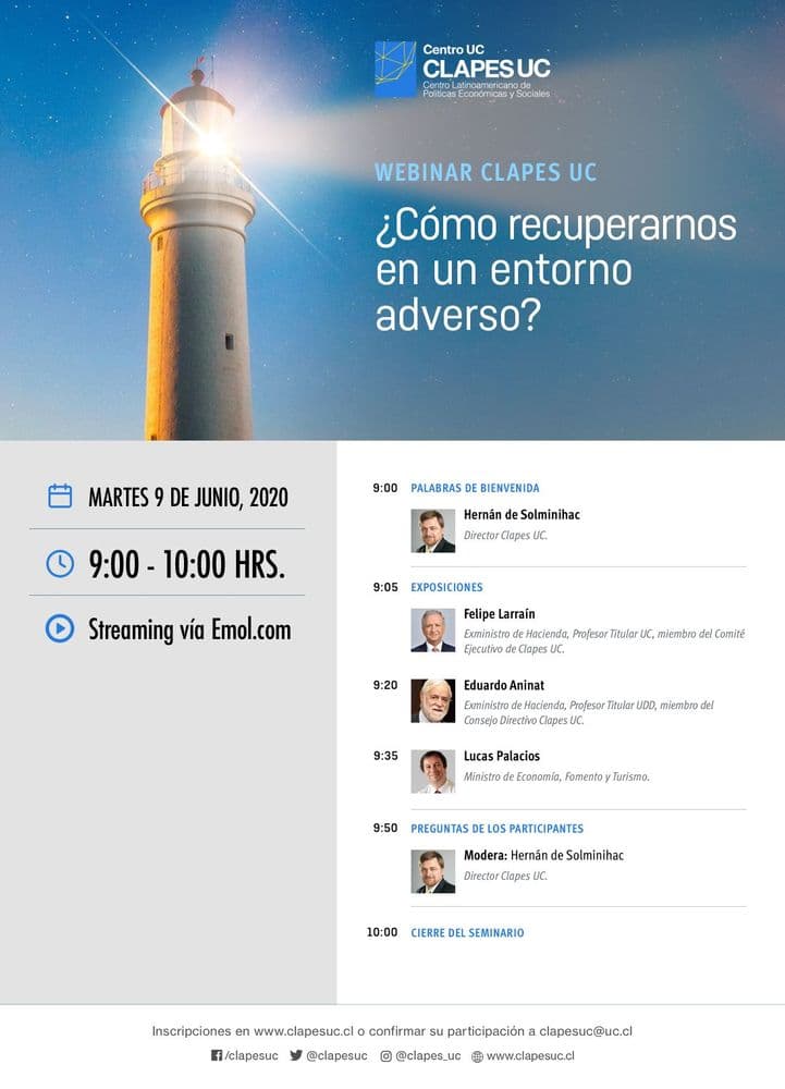 Webinar CLAPES UC: ¿Cómo recuperarnos en un entorno adverso?