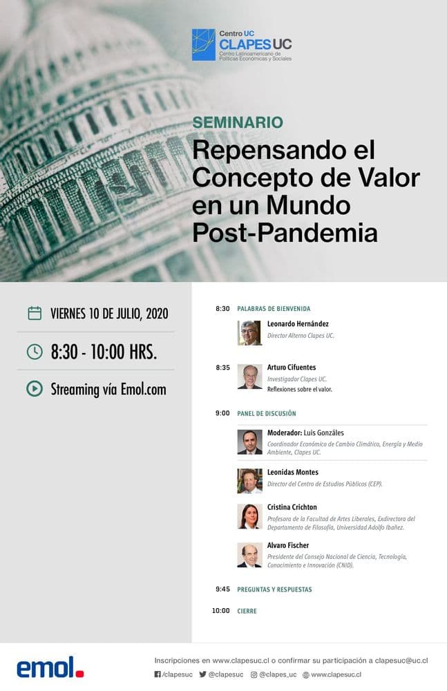Seminario Clapes UC: Repensando el Concepto de Valor en un Mundo Post-Pandemia