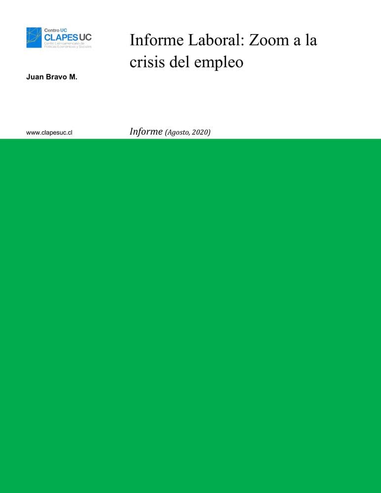 Informe Laboral: Zoom a la crisis del empleo