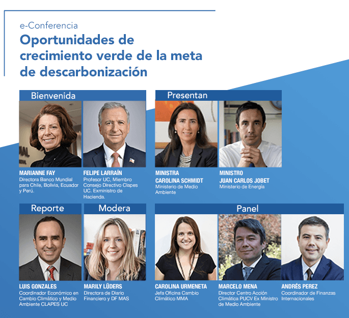 Invitación e-Conferencia: Oportunidades de Crecimiento Verde de la Meta de Descarbonización