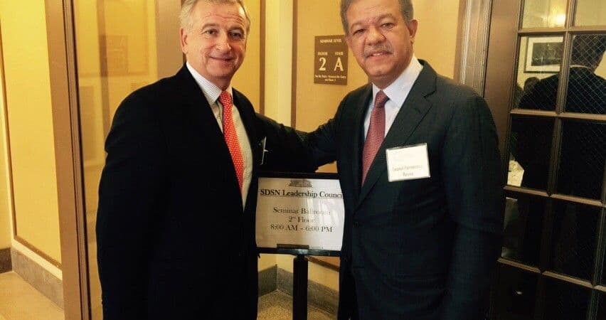 Director de Clapes UC en reunión de Consejo de Líderes de la ONU