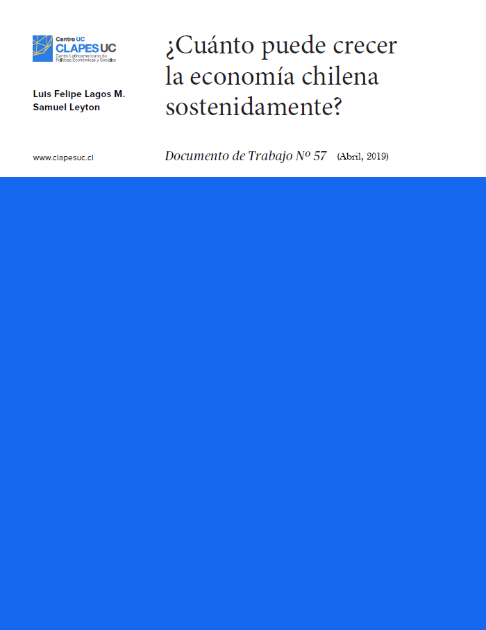 Doc.Trabajo Nº57: ¿Cuánto puede crecer la economía chilena sostenidamente?