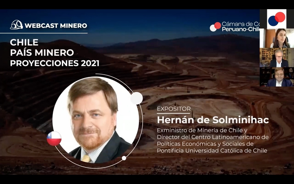 Webcast Minero "Chile País Minero, Proyecciones 2021"