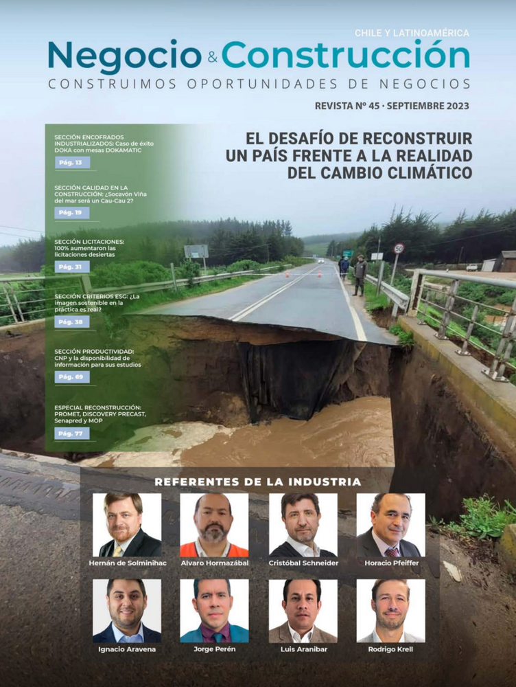 Revista Negocio&Construcción: la importancia del diseño y la calidad de la construcción en Chile con Hernán de Solminihac