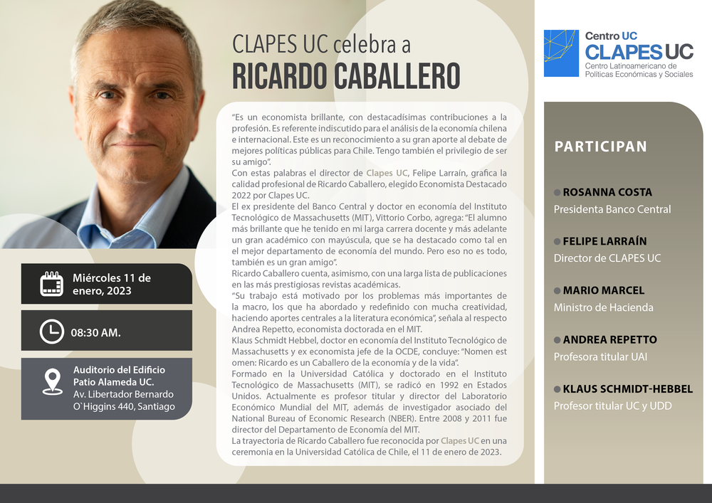 CLAPES UC celebra a Ricardo Caballero