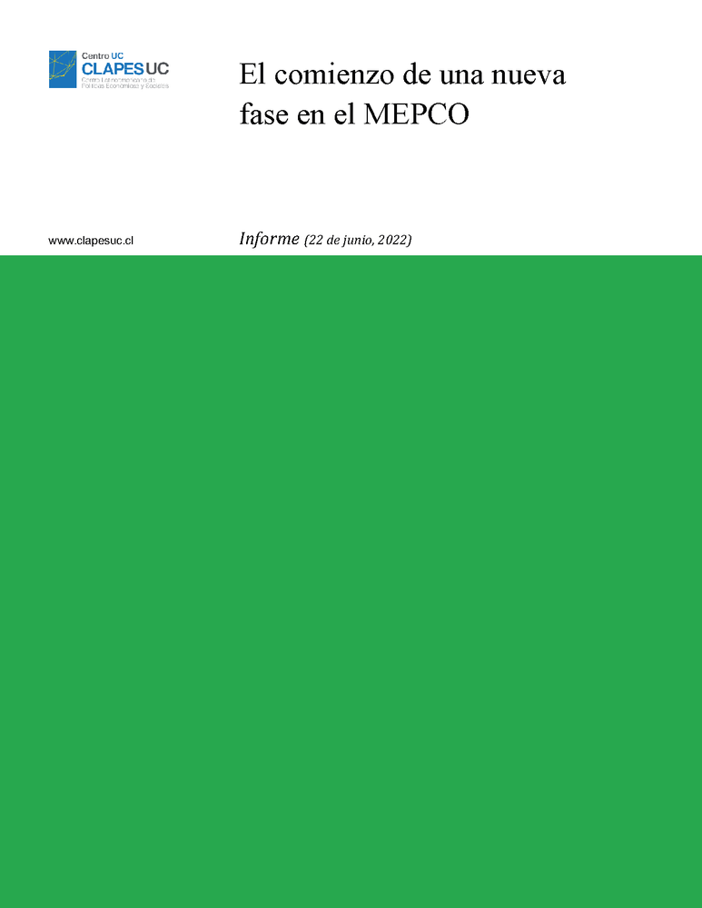 Informe: El comienzo de una nueva fase en el MEPCO (22 junio 2022)
