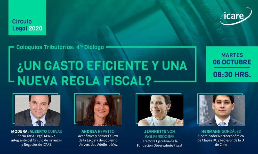 Hermann González, Coordinador Área Macroeconómica de Clapes UC, participará en Webinar ¿un gasto eficiente y una nueva regla fiscal?