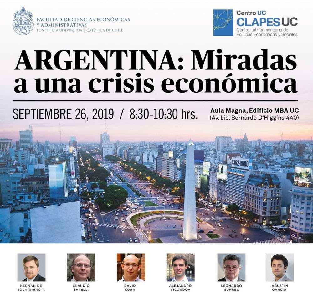 Seminario CLAPES UC: Argentina: Miradas a una crisis económica
