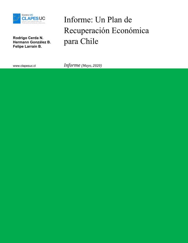 Informe: Un Plan de Recuperación Económica para Chile