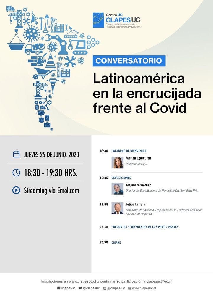 Conversatorio Clapes UC: Latinoamérica en la encrucijada frente al COVID