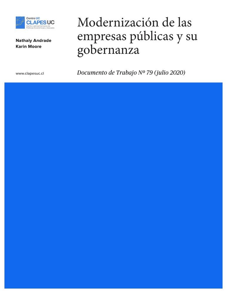 Doc. Trabajo N°79: Modernización de las empresas públicas y su gobernanza
