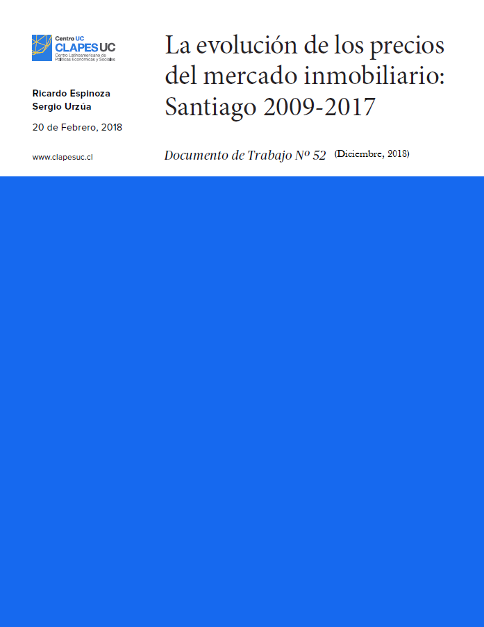 Doc.Trabajo Nº52: La evolución de los precios del mercado inmobiliario: Santiago 2009-2017