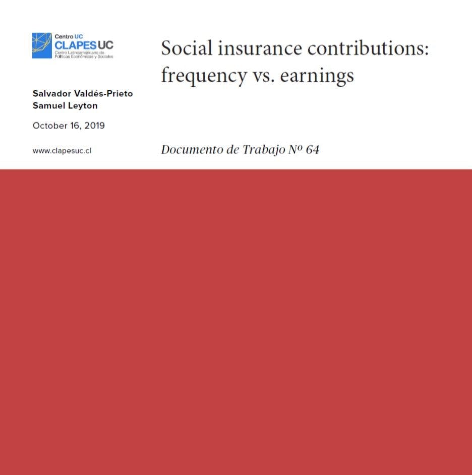 Doc. Trabajo Nº 64: Social Insurance contributions: frequency vs. earnings